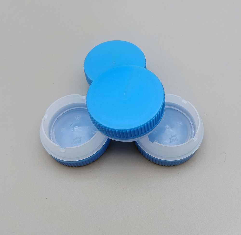 Customized different design screw engine oil bottle cap mold plastic injection mold manufacturer， 5L oil pull lid inner pull ring lid mold